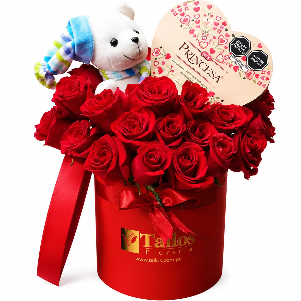 osito y princesa para regalo romántico delivery de flores en Lima